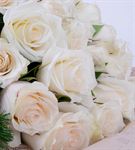 Aida Serisi 29 Beyaz Gül Tasarım Çiçek Buketi