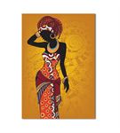 Afrikalı Kadın Kanvas Tablo 50x70cm