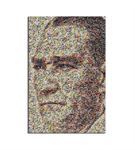 Atatürk Portre Mozaik Kanvas Tablo 60x90cm