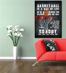 Basketbol Serisi B Kanvas Tablo 35x50 cm