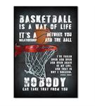 Basketbol Serisi B Kanvas Tablo 50x70 cm