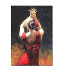 Dansçı Kadın Kanvas Tablo 20x30cm