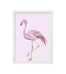 Flamingo Pembe Tekli Çerçeve Seti