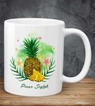 Kişiye Özel Ananas Baskılı Kupa
