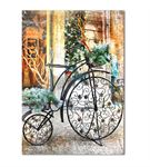 Nostaljik Bisiklet Serisi B Kanvas Tablo 20x30 cm