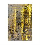 Soyut Altın Gri 20x30 cm Kanvas Tablo