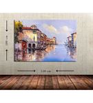 Venedik Büyük Boy  Kanvas Tablo 100x150 cm