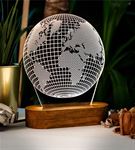 Dünya Haritası Tasarımlı 3D Led Lamba