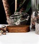 Nostaljik Araba Tasarımlı 3D Led Lamba