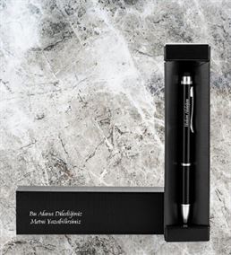 Touch Pen Özellikli Mesajlı Kutu Ve Metal Kalem