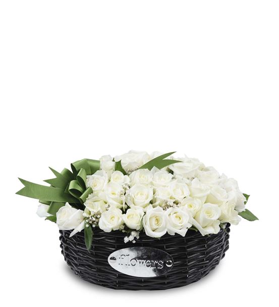 Çiçek Sepeti 41 Beyaz Güller